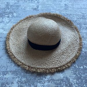 Poppy and Peonies straw hat - new with tags